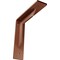 Ekena Millwork Stockport Steel Bracket, Hammered Copper 2"W x 8"D x 8"H BKTM02X08X08STHCO - alternate 1